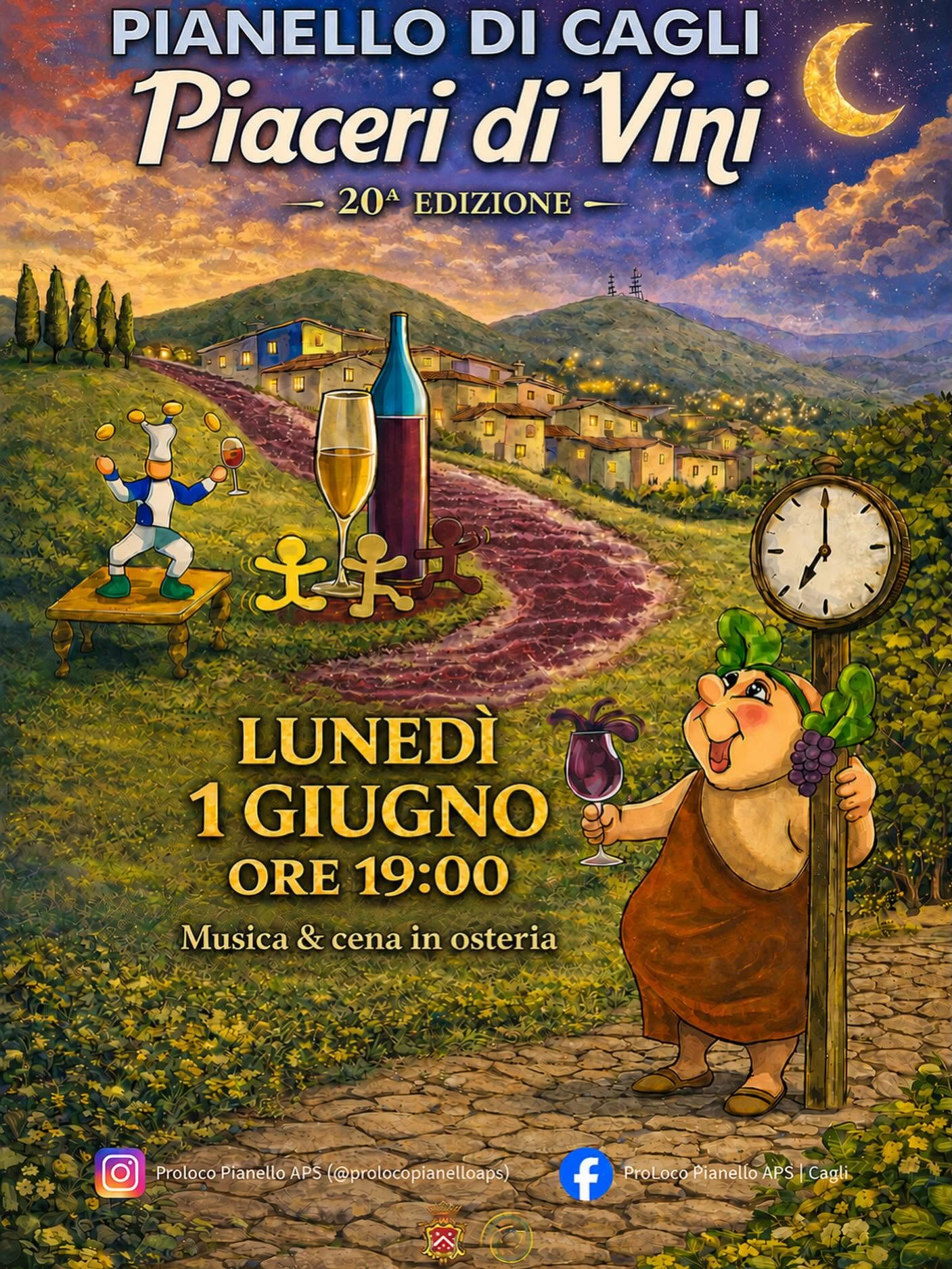 Locandina ufficiale della 20ª edizione di Piaceri DiVini