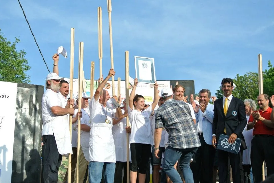 La squadra festeggia il record del 2012